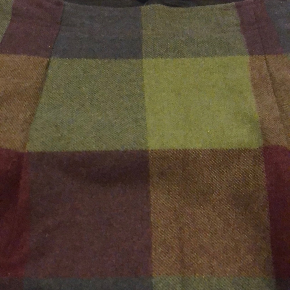 Woolrich Richville 2 Wine Wool Plaid Skirt 8 NWT - Picture 4 of 8